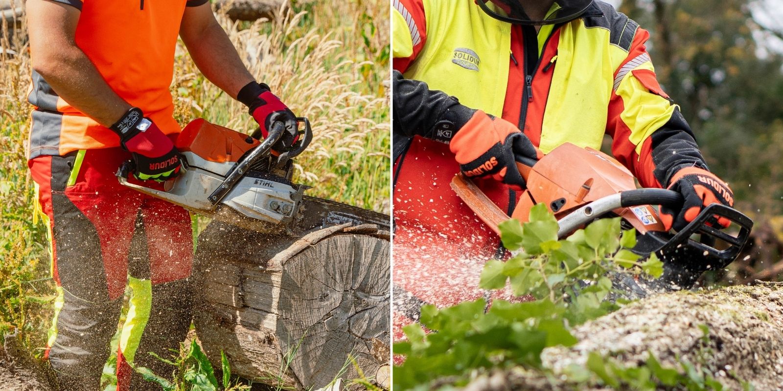 gants de protection scie a chaine